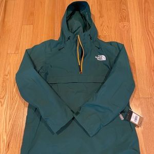 North Face Men’s Silvani Anorak Jacket, Night Green, Brand New